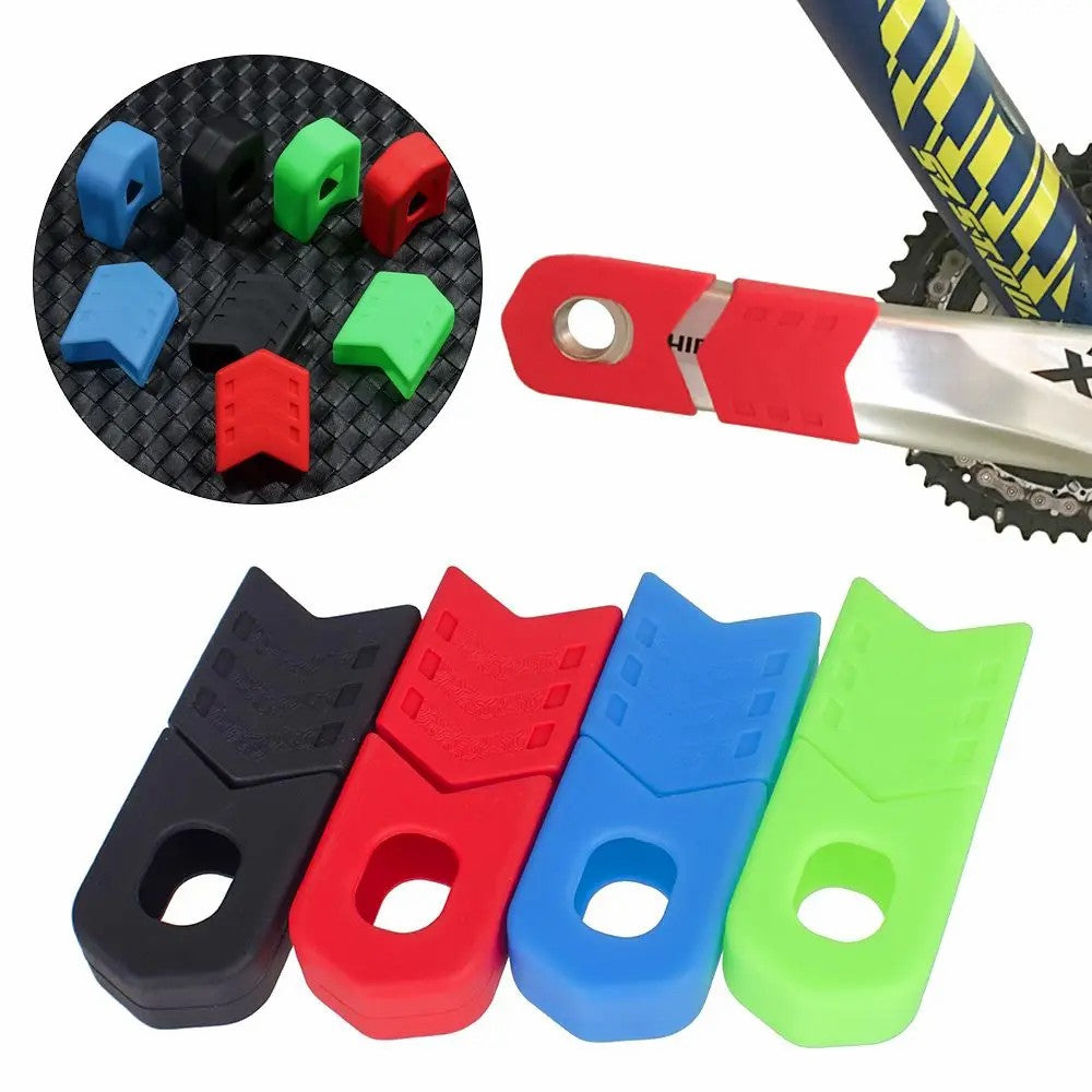 ZTTO XQBT 1 Pair Bicycle Fixed Gear Crank Protective Cap Bike Chainwheel Crank Silicone Cover ZTTO XQBT 1 Pair Bicycle Fixed Gear Crank Protective Cap Bike Chainwheel Crank Silicone Cover